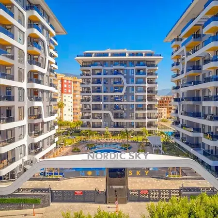 Summer Vibes At Upscale Nordic Sky Residence Alanya 아파트 알란야