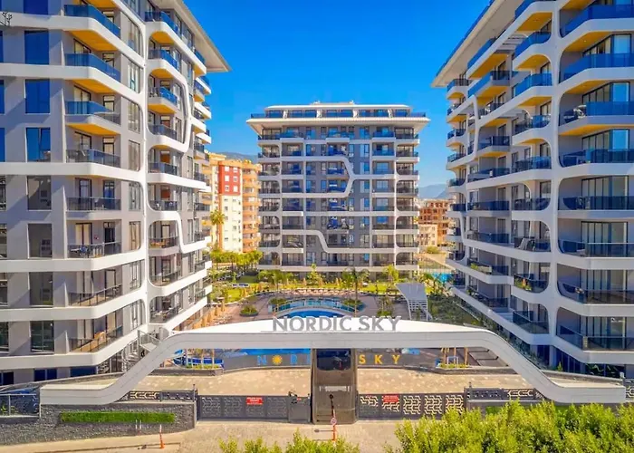 Touch The Sky At Nordic Sky Modern Daire Alanya