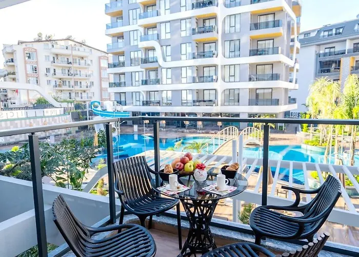 Touch The Sky At Nordic Sky Modern Daire Alanya