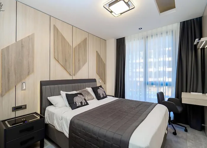 Touch The Sky At Nordic Sky Modern Daire Alanya